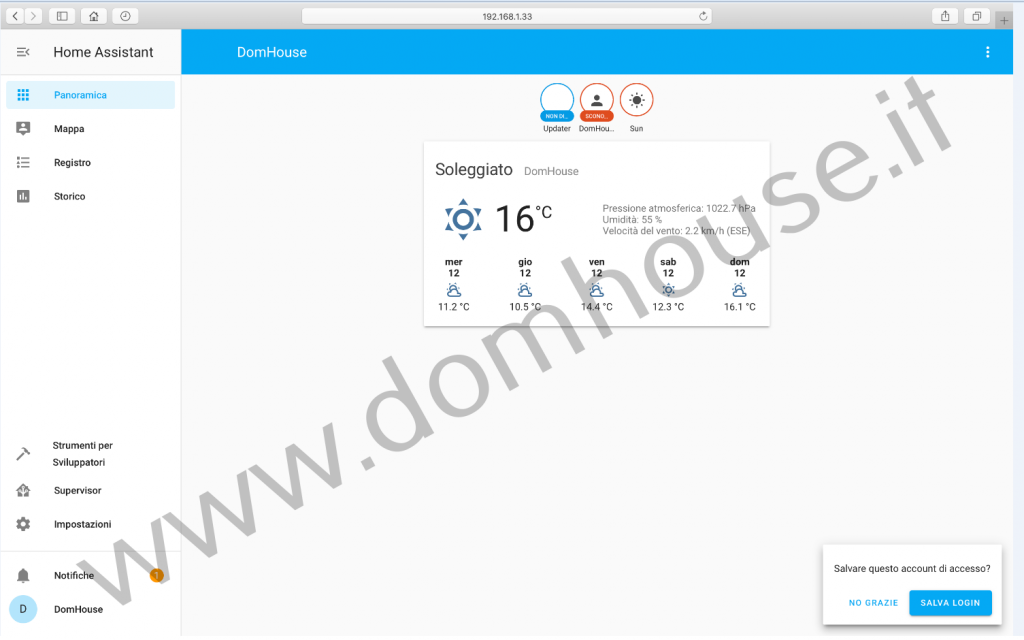 Configurazione iniziale di Home Assistant 3