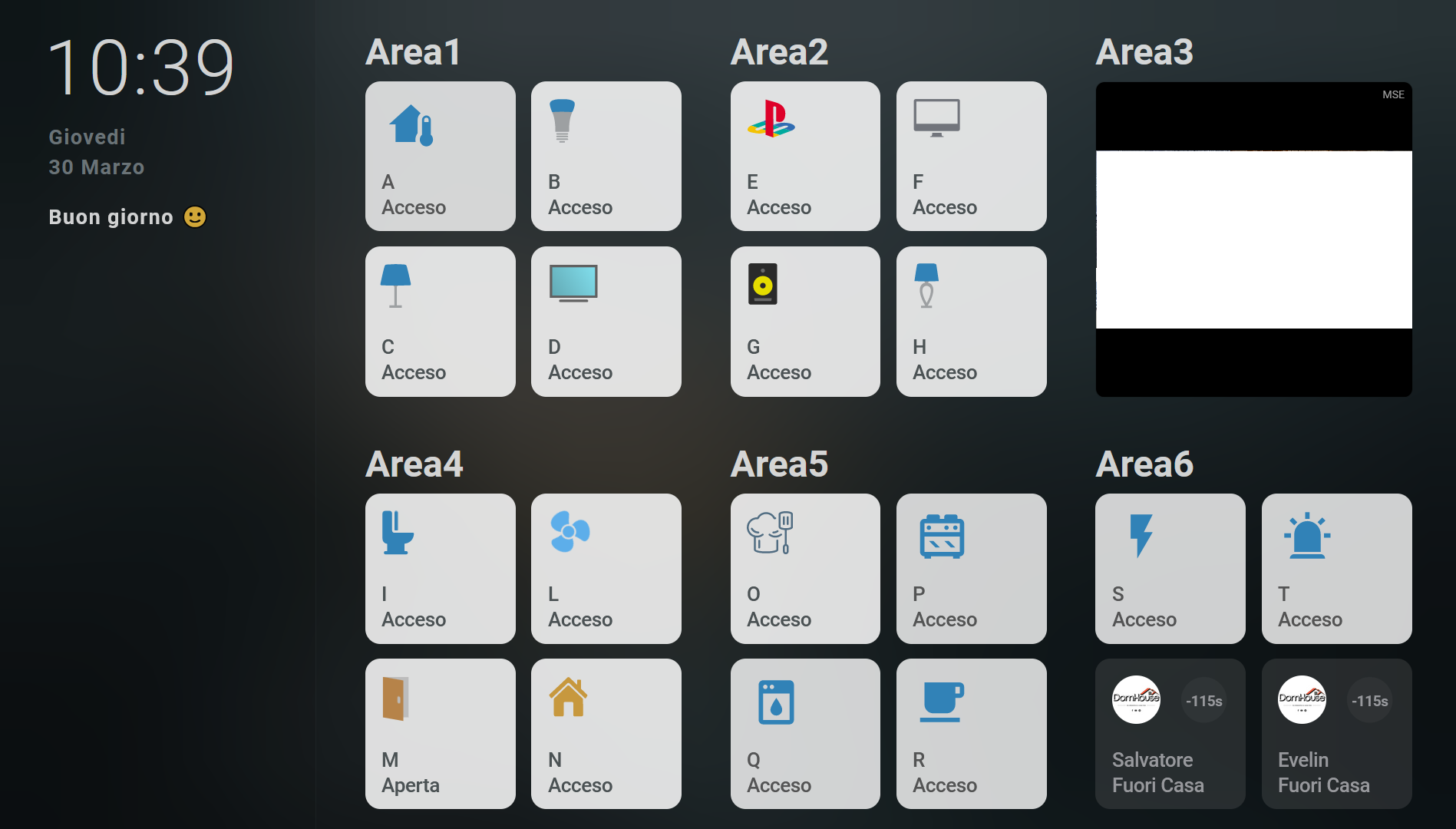 Dashboard Tablet Home Assistant Parte 1 